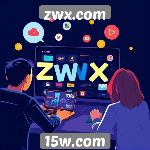Exploração das funcionalidades interativas do zwx.com